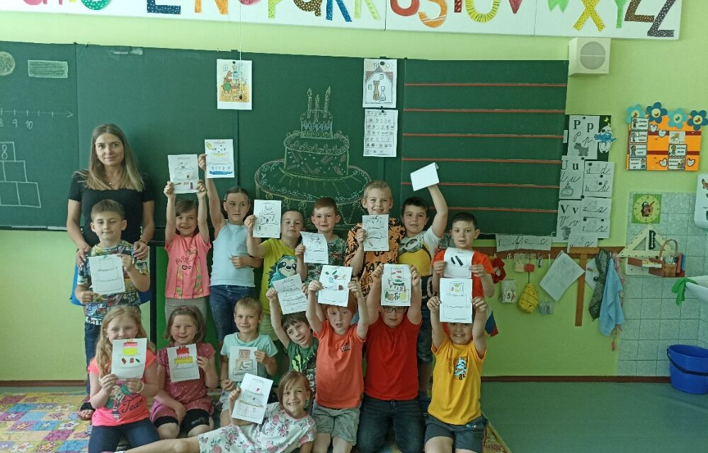 Pejsek s kočičkou v 1. B Pejsek s kočičkou v 1. B