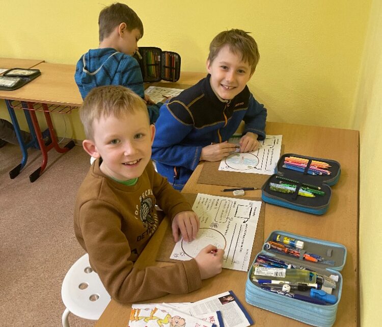 Třeťáci na besedě v knihovně na téma Bajky Třeťáci na besedě v knihovně na téma Bajky