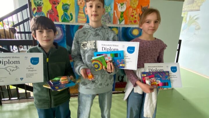 Naši nejmladší krotili Matematického klokana