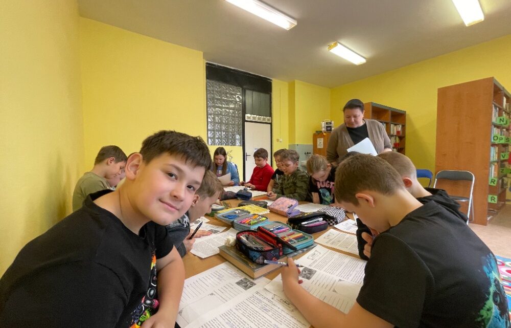 Beseda 4.A v knihovně: Staré pověsti české