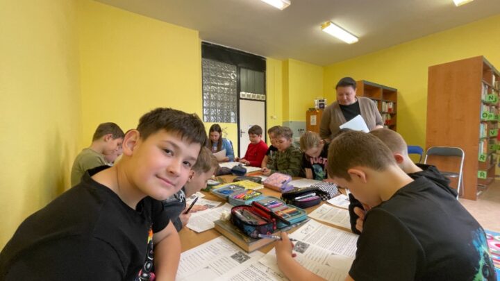 Beseda 4.A v knihovně: Staré pověsti české