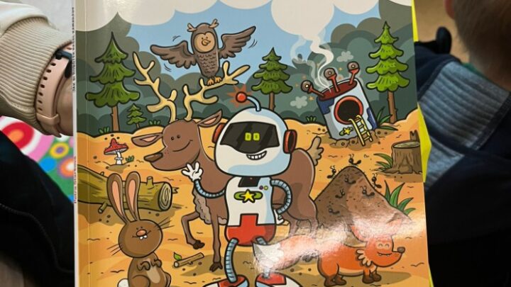 Prvňáčci opět v knihovně